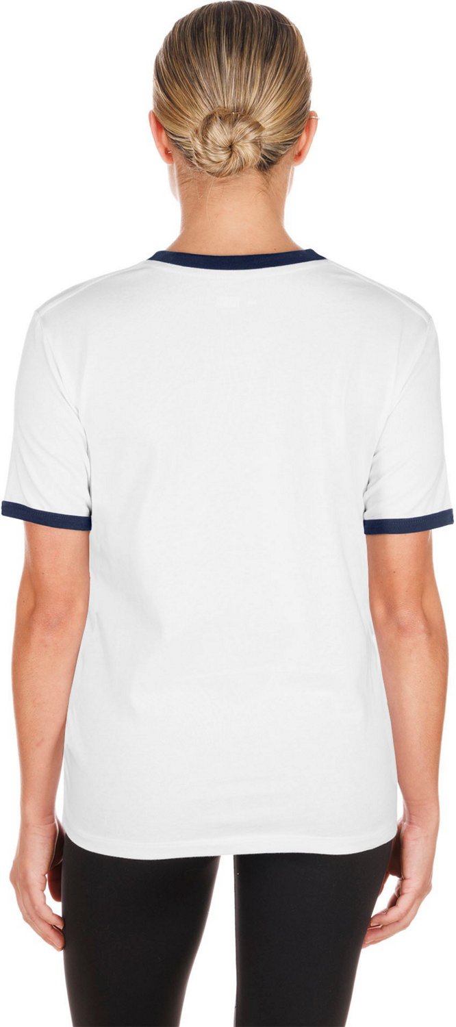 New Era Women's Braves Ringer Short Sleeve T-Shirt - view number 2