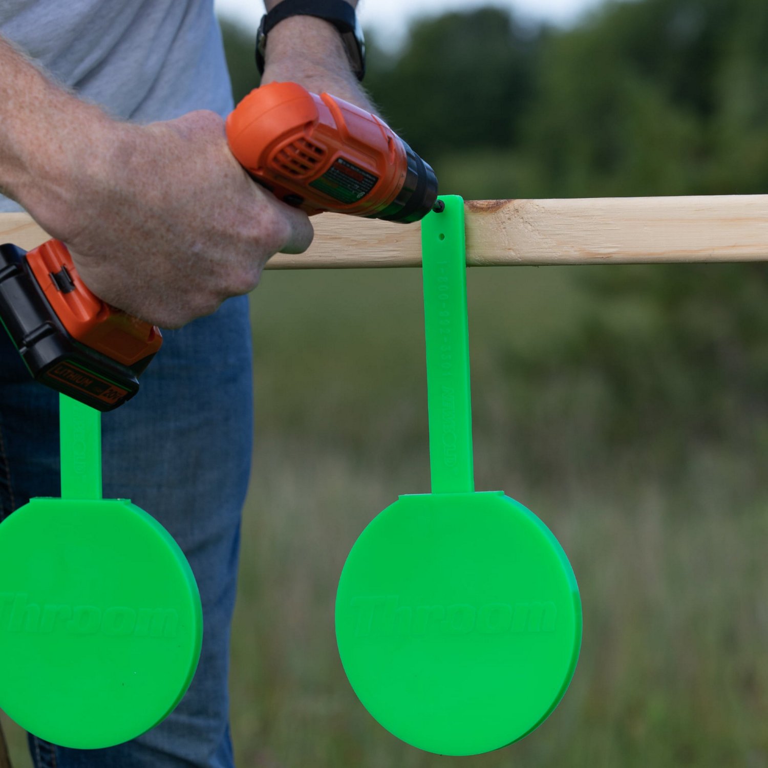 Throom Hangtuff 6 in Target Plate Rack 6-Pack