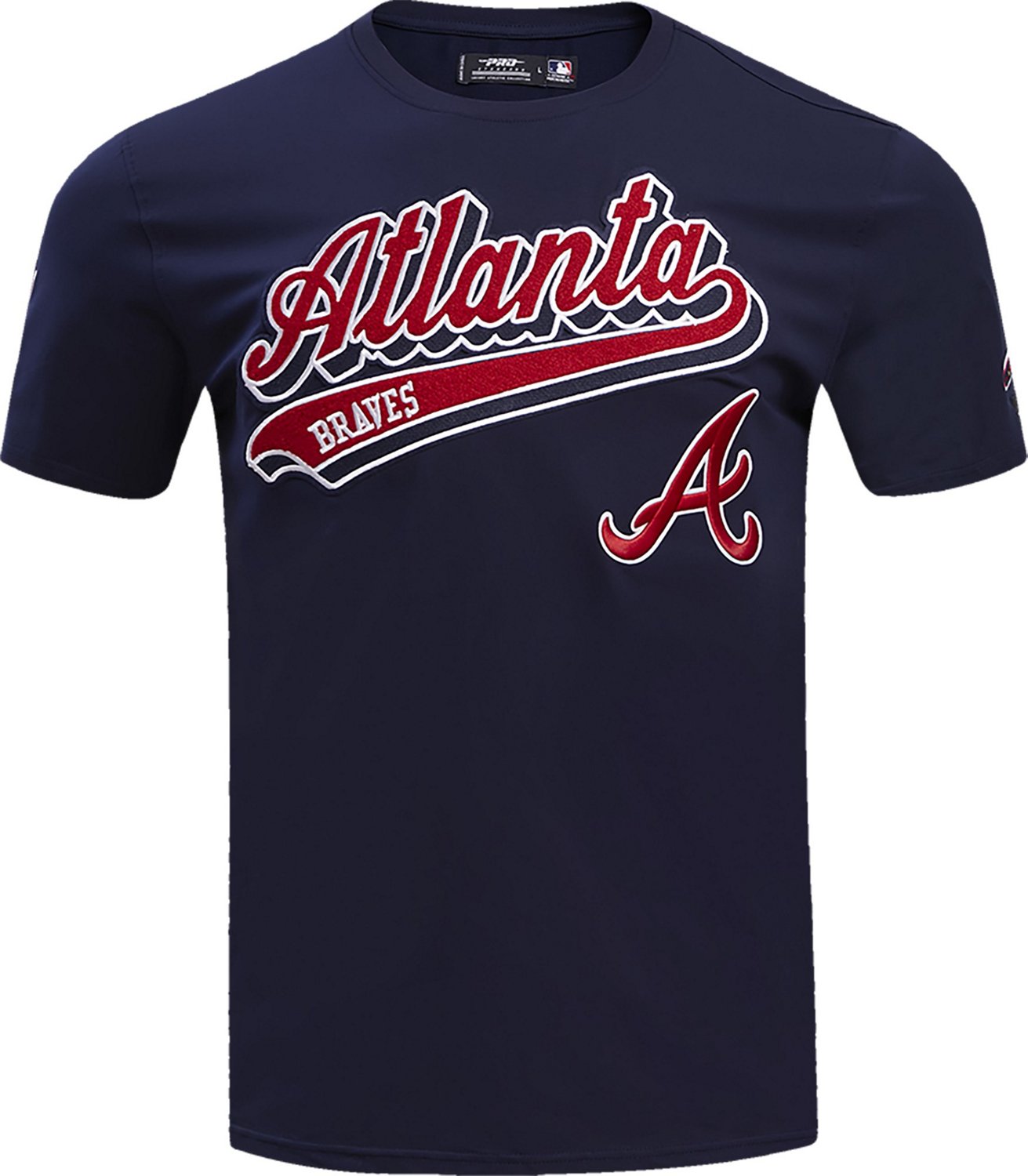 Pro Standard Men's Braves Script Tail Tee