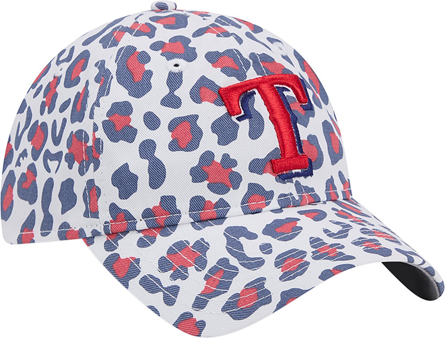 New Era Women's Texas Rangers Leopard Active 9TWENTY Cap - view number 2