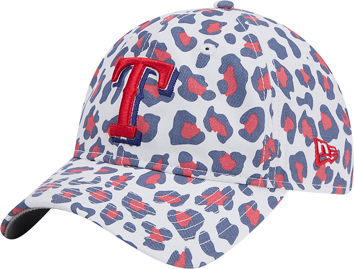 New Era Women's Texas Rangers Leopard Active 9TWENTY Cap - view number 3