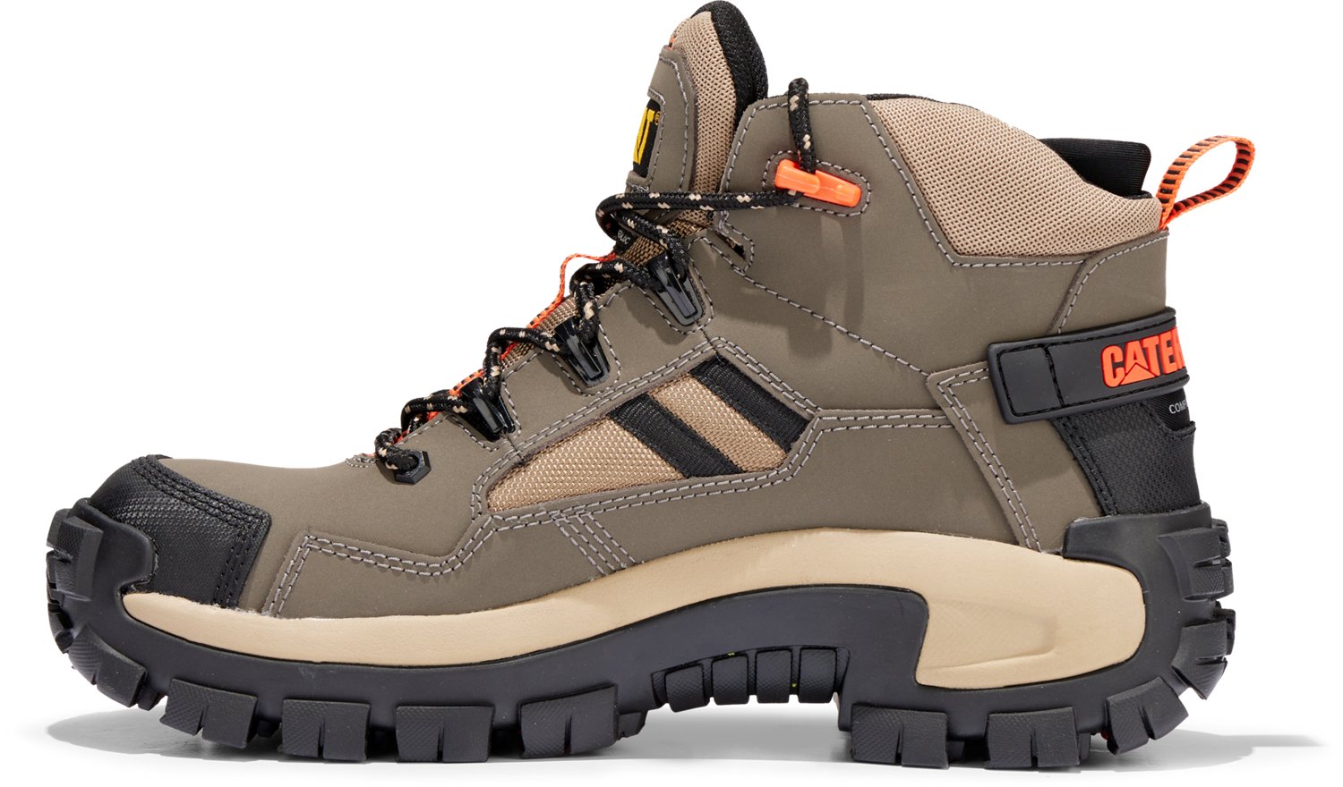 アメトイ。 Men's Caterpillar Invader Mid Vent WP CT Work Boots | Shoe