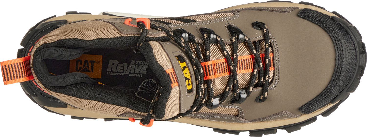 CAT Men's Invader Mid Vent Composite Toe Work Boots - view number 3