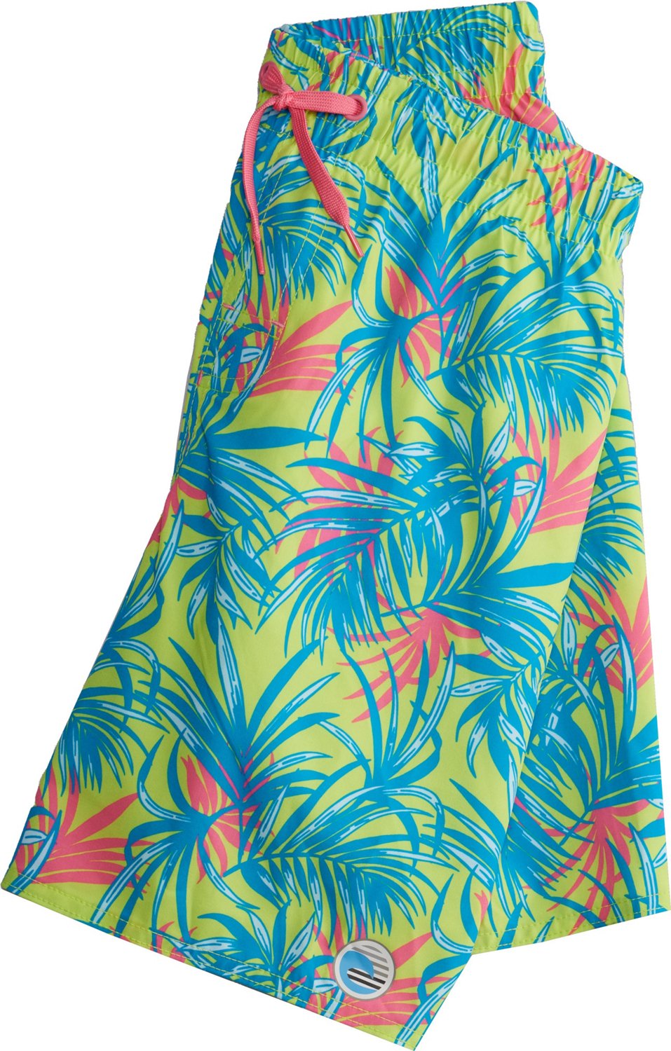 Laguna Boys' 8-14 Classic Palm Volley Swimsuit
