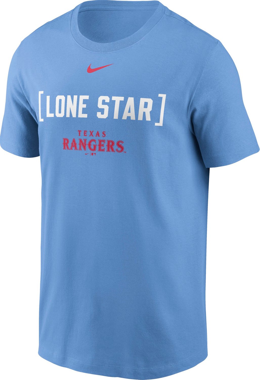 Nike Men’s Texas Rangers Bracket Team Phrase Graphic T-shirt - view number 2