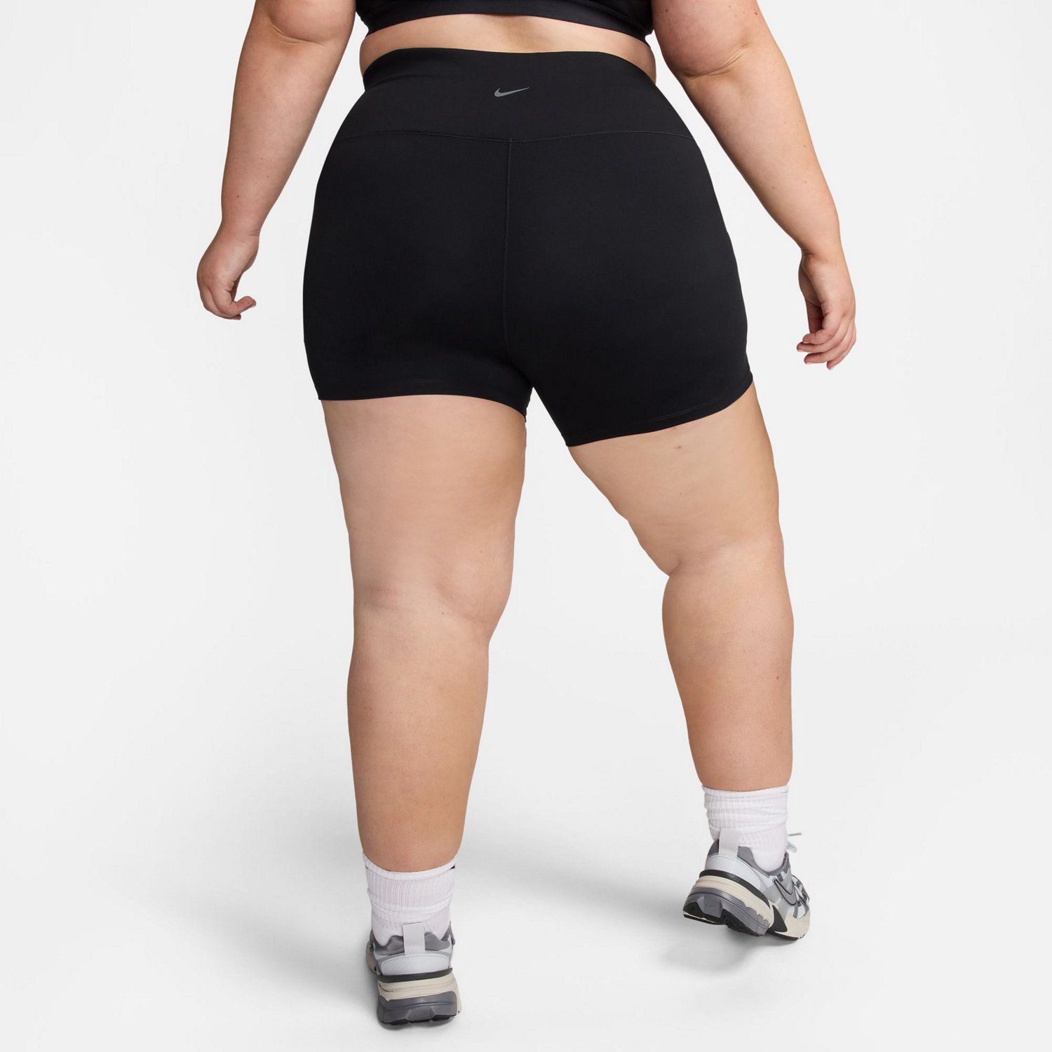 Nike Women's One Dri-FIT High-Waisted 5 in Plus-Size Biker Shorts                                                                - view number 2