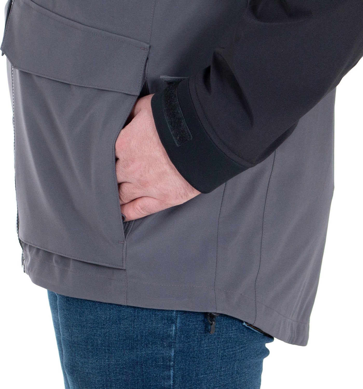 Habit Men's Shadow Series Anglers Bluff Rain Fishing Jacket - view number 6