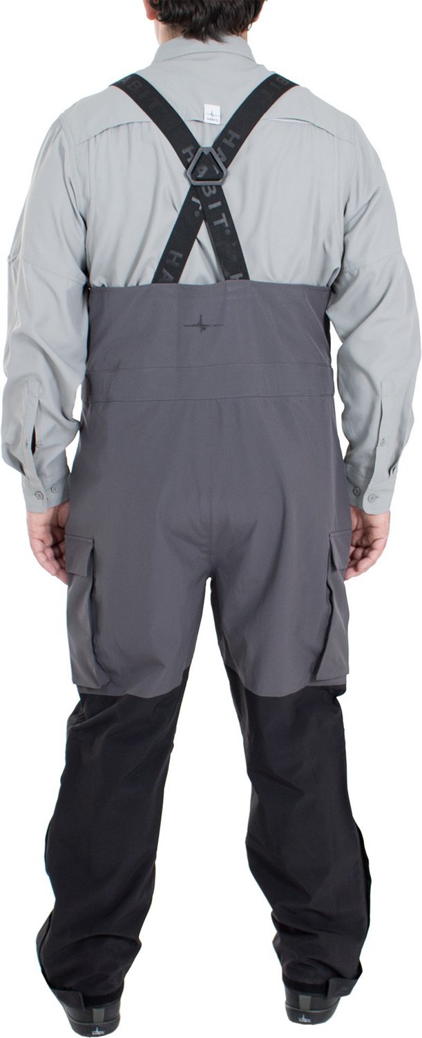Habit Men's Shadow Series Anglers Bluff Rain Fishing Bib                                                                         - view number 2