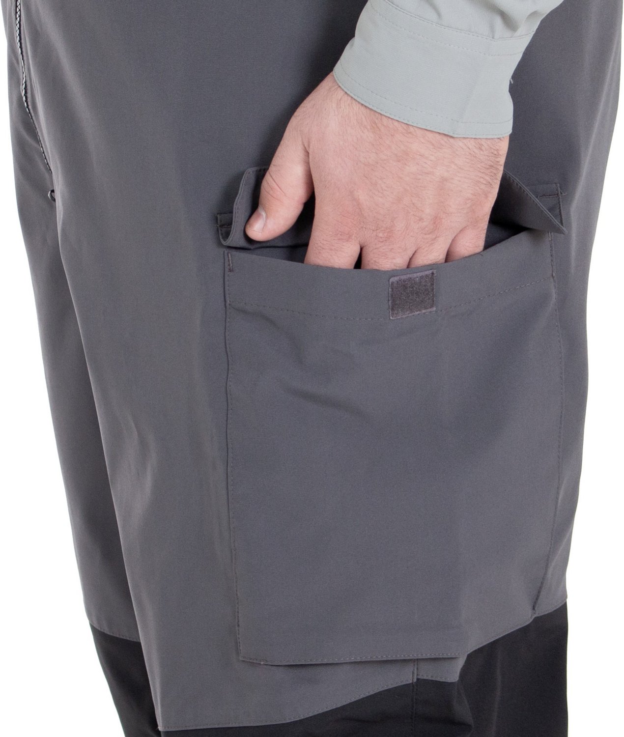 Habit Men's Shadow Series Anglers Bluff Rain Fishing Bib                                                                         - view number 5