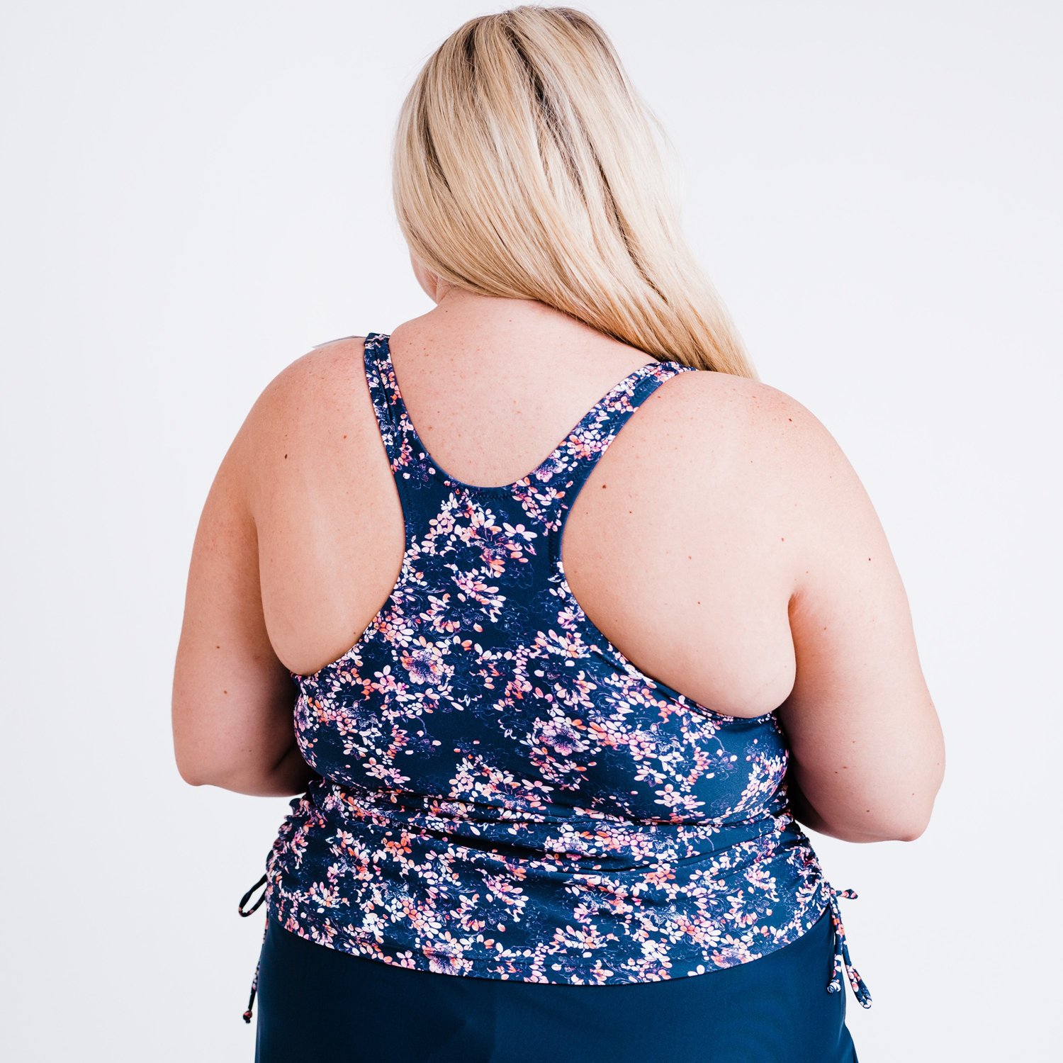 Calypsa Women's Maya Tankini Plus-Size Swim Top with Removable Cups - view number 2