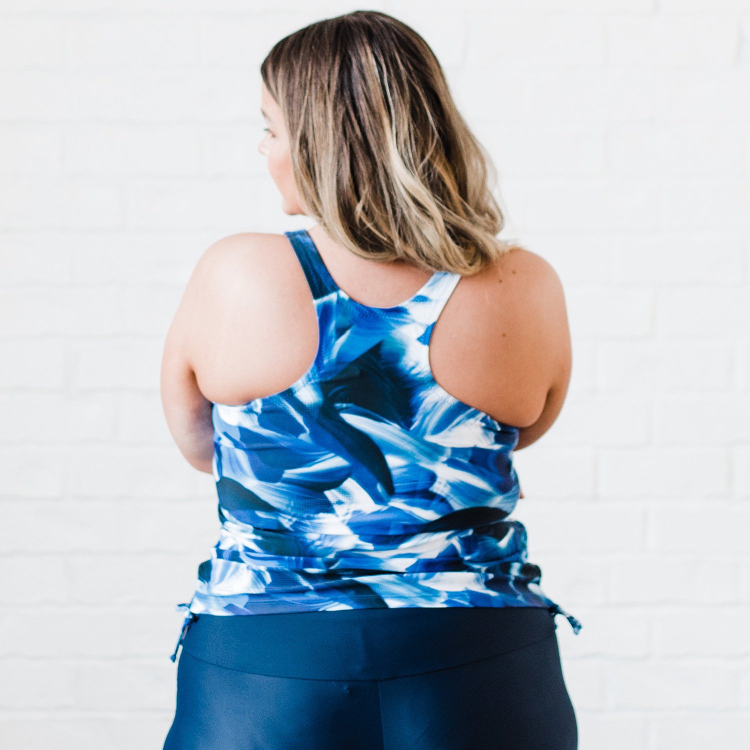 Calypsa Women's Maya Tankini Plus-Size Swim Top                                                                                  - view number 2