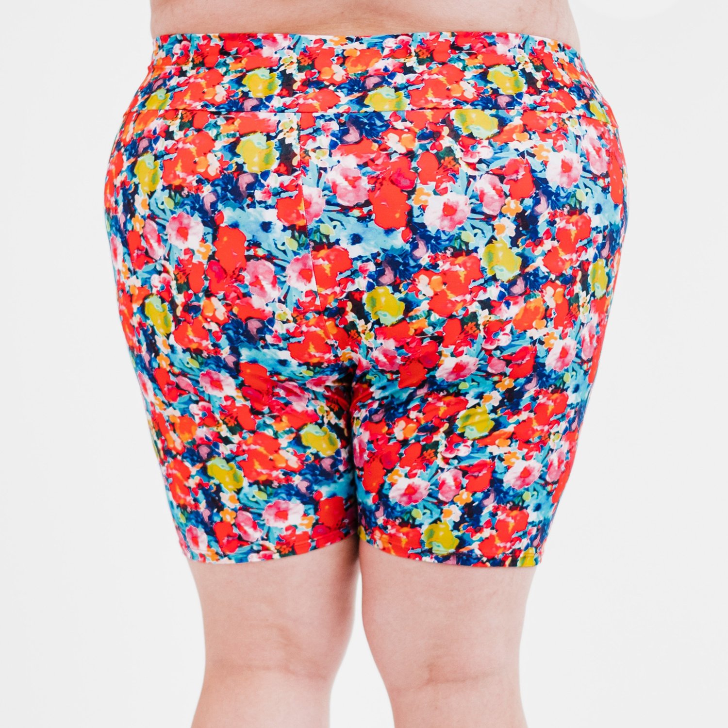 Calypsa Women's Mid-Thigh Plus-Size Swim Shorts - view number 2