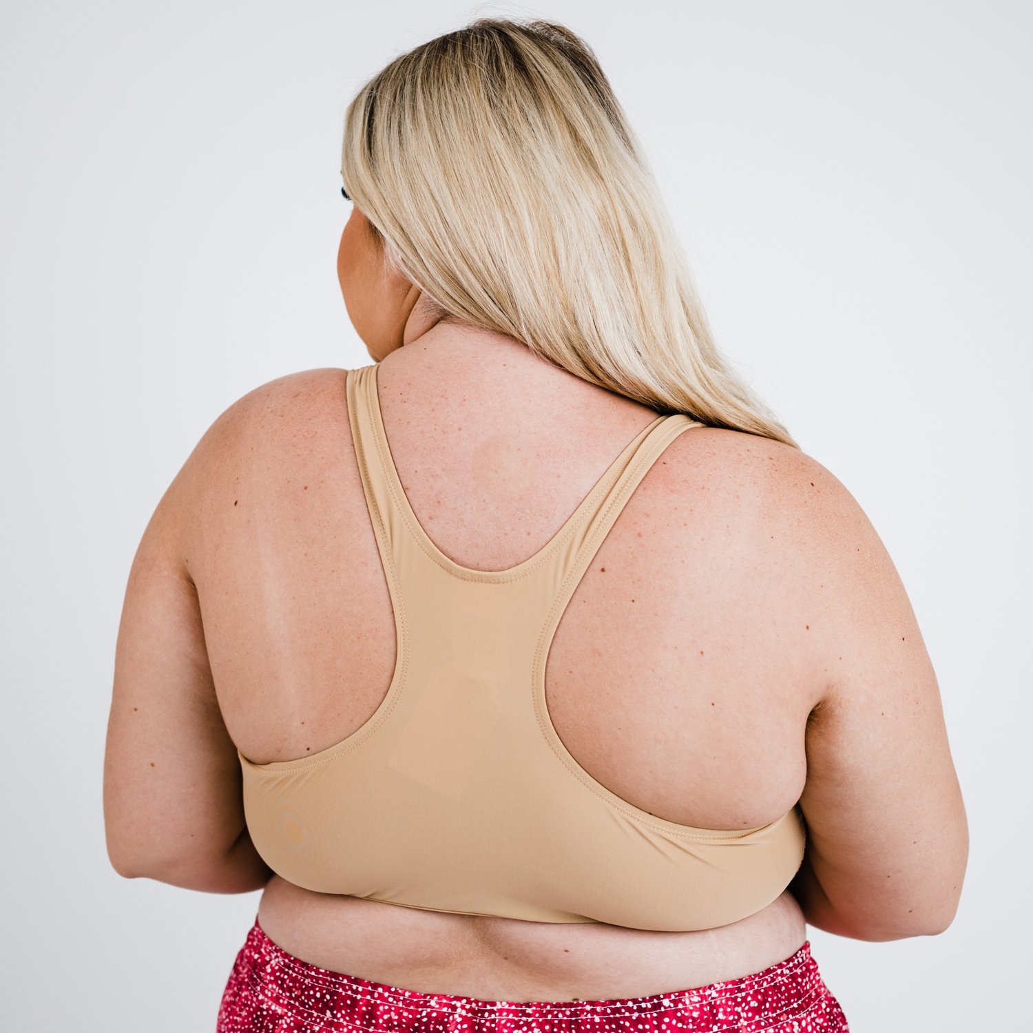 Calypsa Women's Racerback Sewn-in Plus-Size Swim Bra - view number 2