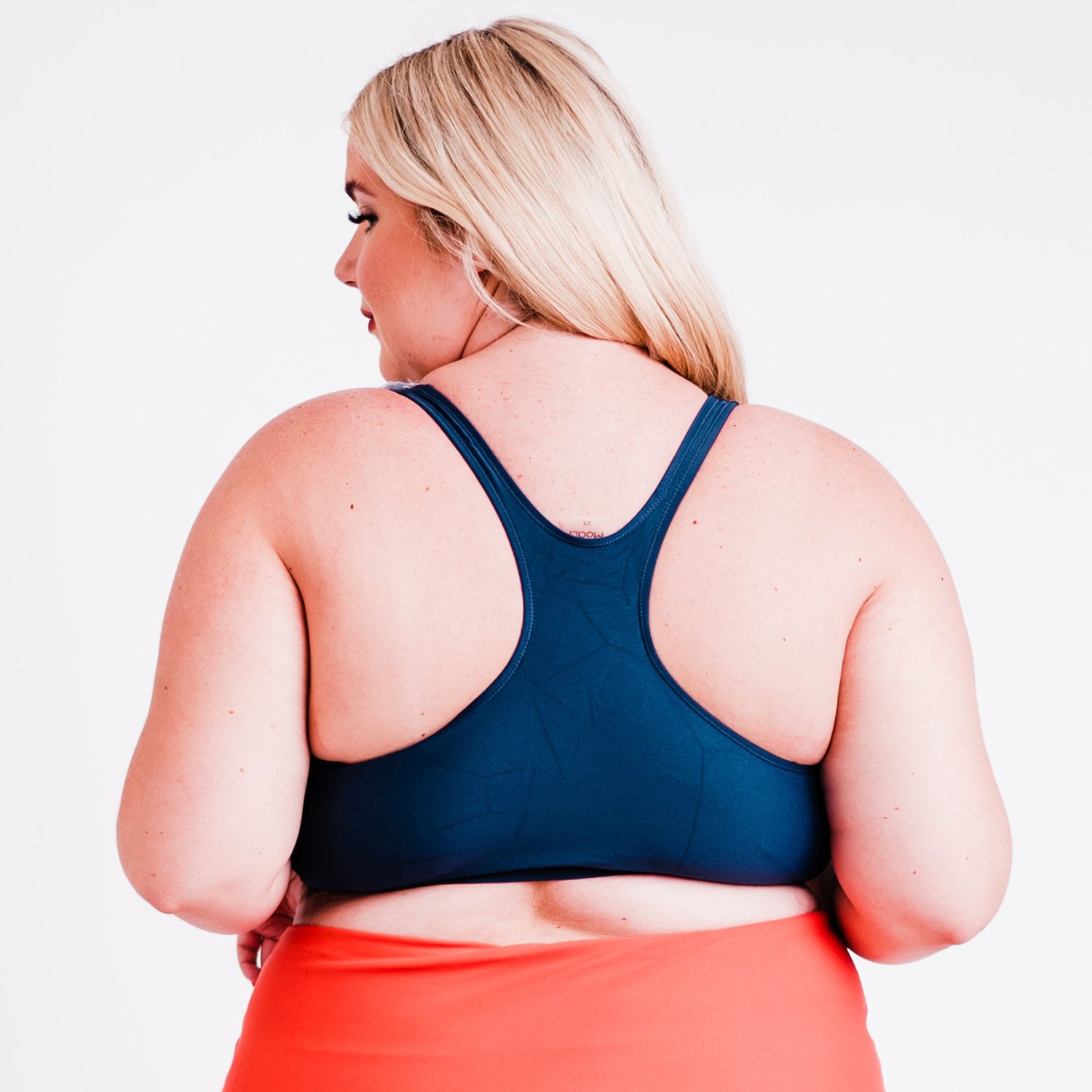 Calypsa Women's Racerback Removable Plus-Size Swim Bra - view number 2
