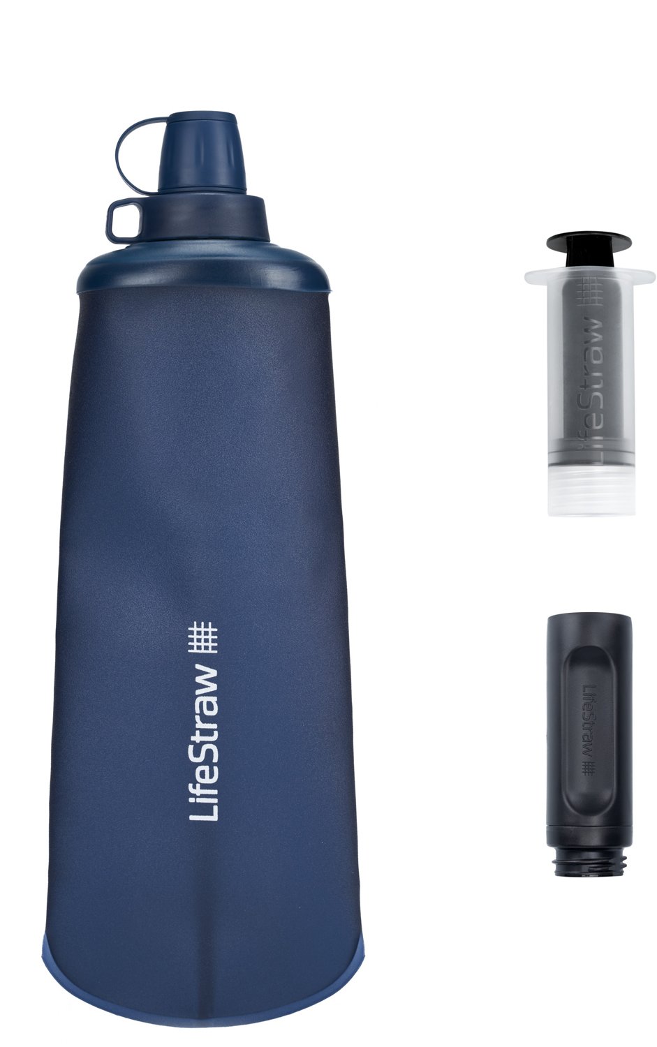 LifeStraw Peak Series Collapsible Squeeze Water Bottle 1L Filter System - view number 4