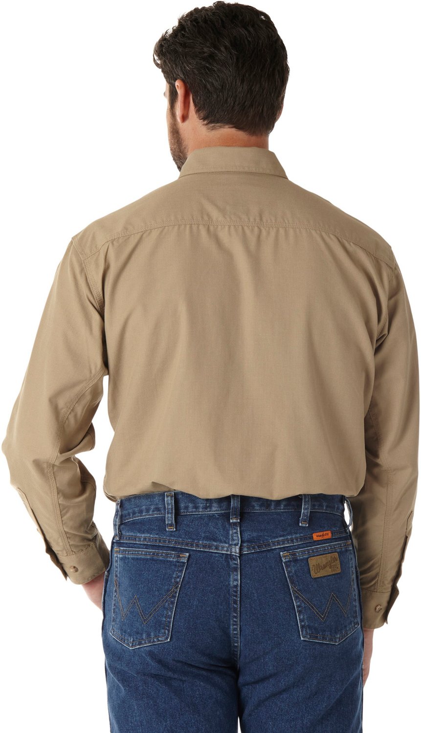 Wrangler Men's Riggs Workwear FR Twill Solid Work Shirt - view number 2