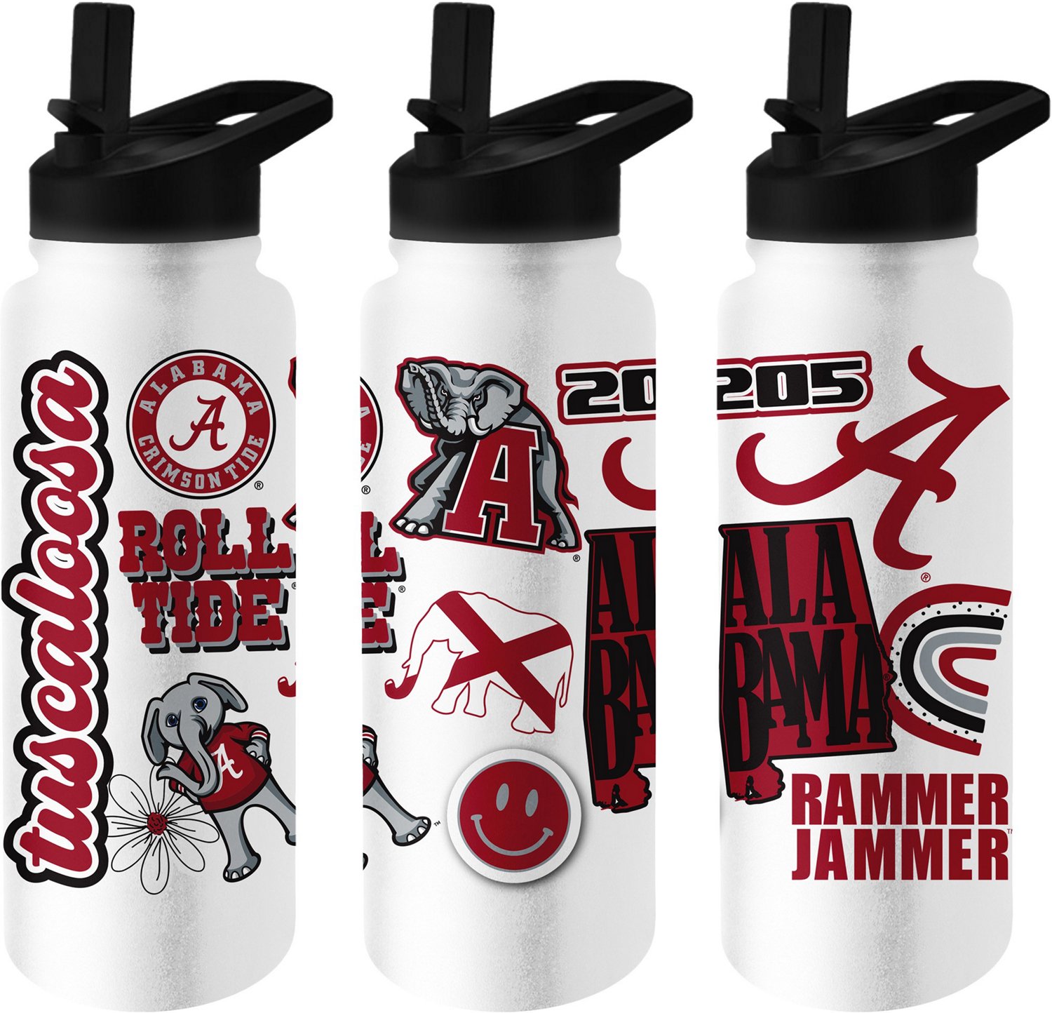 Logo Brands University of Alabama 34 oz Native Quencher Bottle