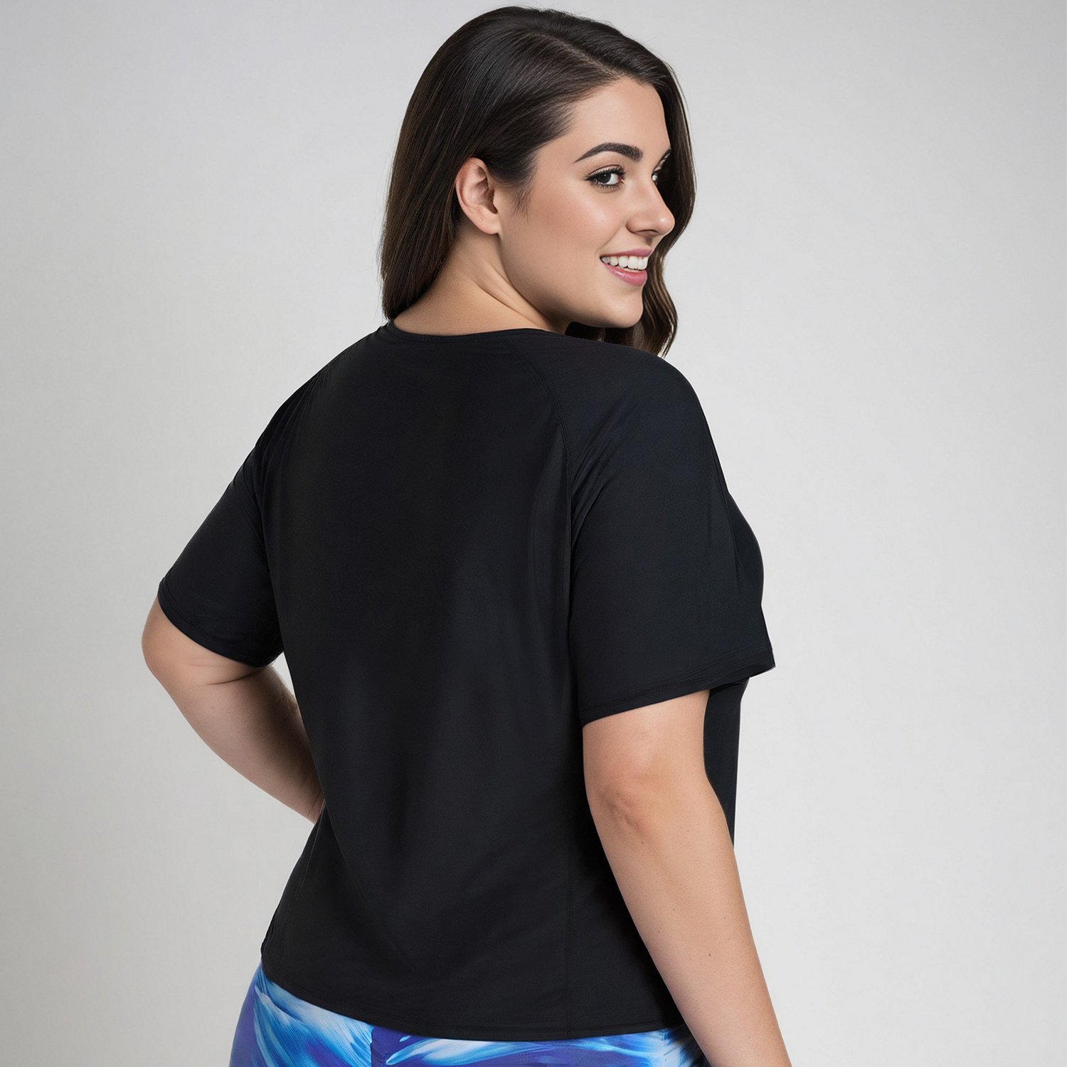 Calypsa Women's Loose Fit Adele Swim Top - view number 2