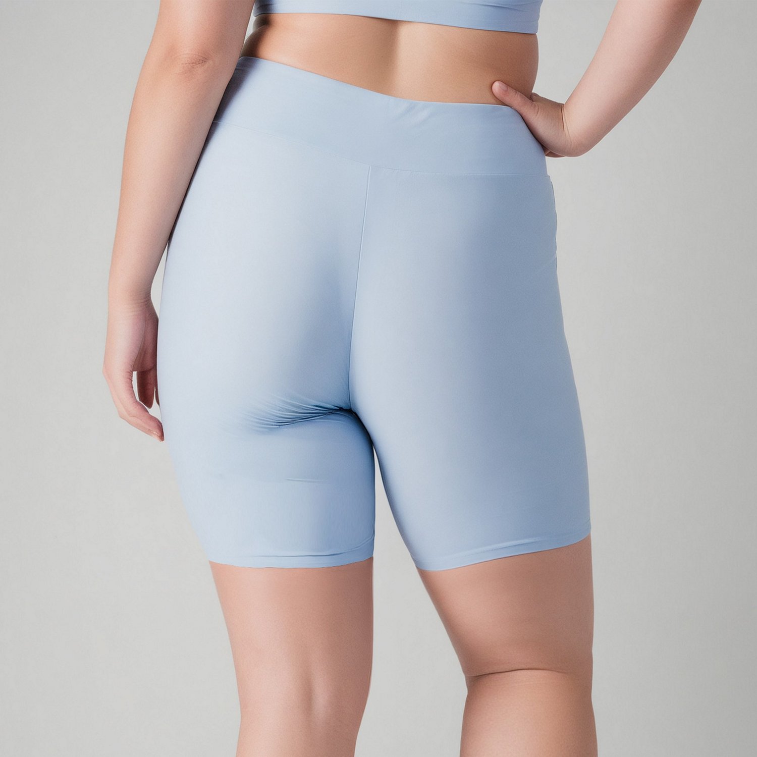 Calypsa Women's Mid-Thigh Plus-Size Swim Shorts - view number 2