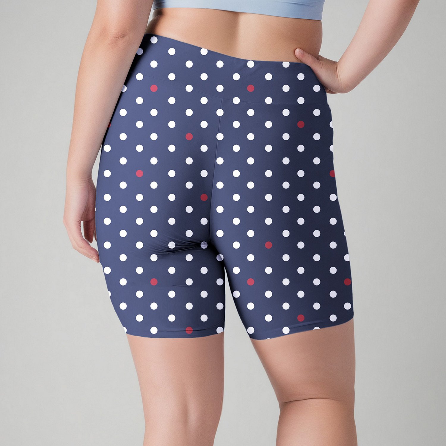 Calypsa Women's Mid-Thigh Plus-Size Swim Shorts - view number 2