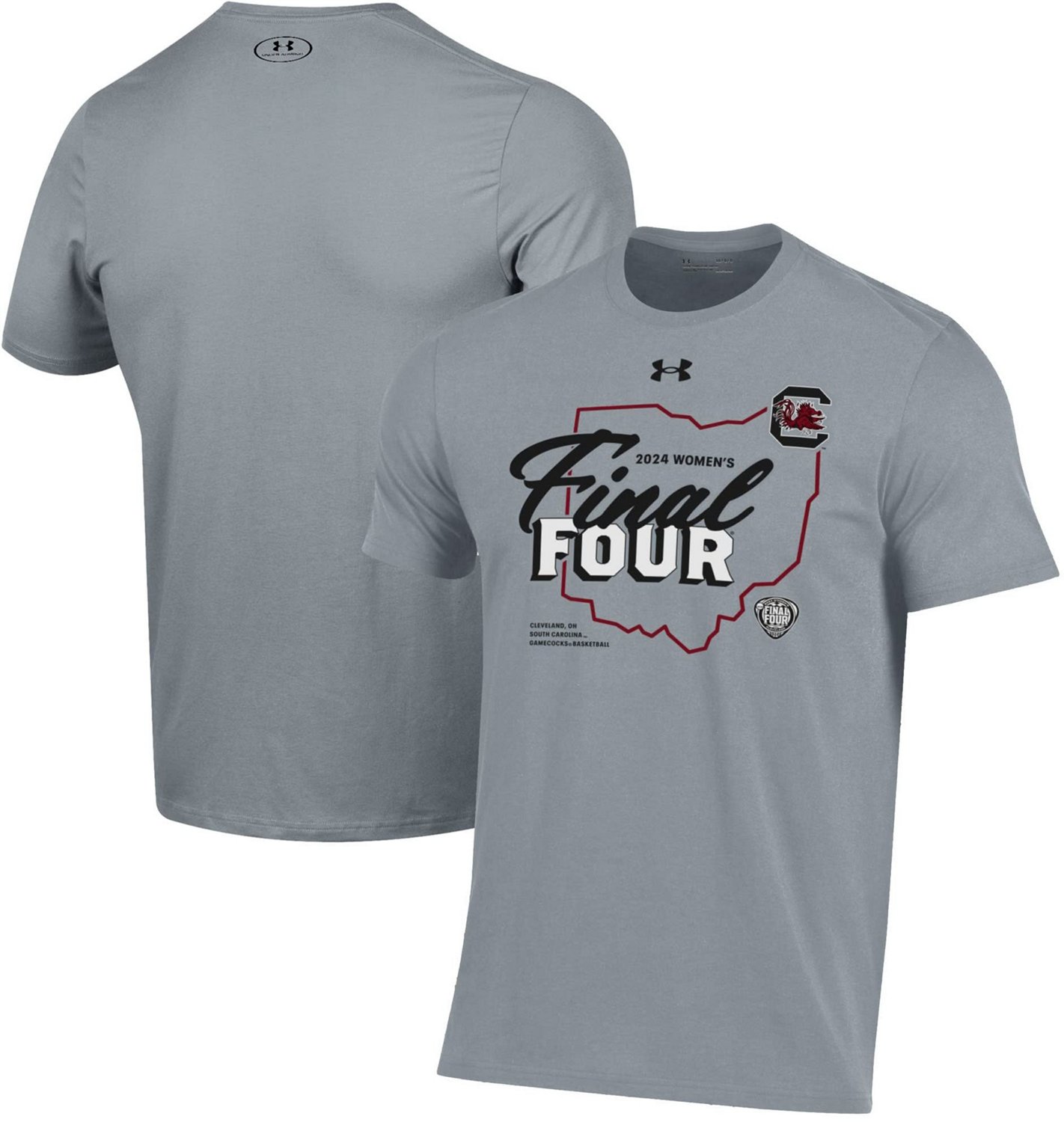 UA Men's South Carolina 24 Women's March Madness Final 4 Locker Room Short Sleeve T-shirt - view number 1