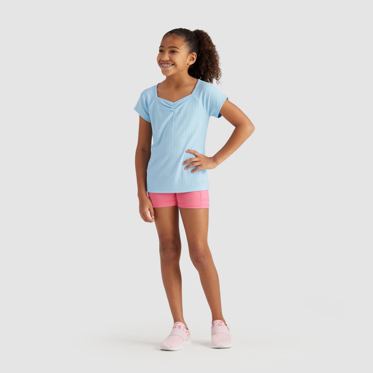 Freely Girls' Flora T-shirt - view number 2
