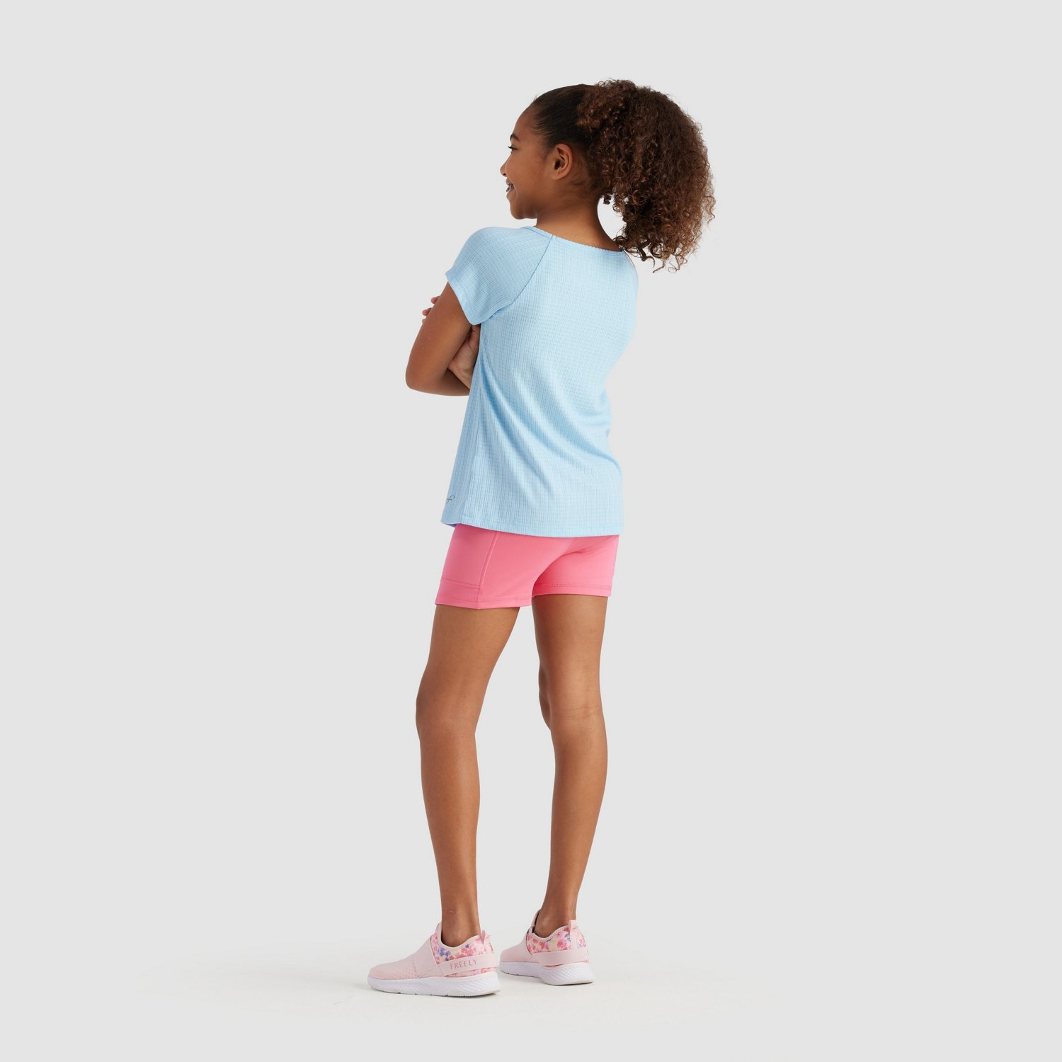 Freely Girls' Flora T-shirt - view number 3