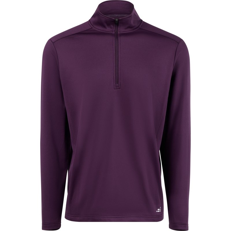 BCG Men's Performance Quarter-Zip Top Dkpurple, 2X-Large - Men's Athletic Fleece at Academy Sports