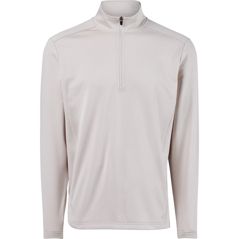 BCG Men's Performance Quarter-Zip Top Ltbeige, Small - Men's Athletic Fleece at Academy Sports