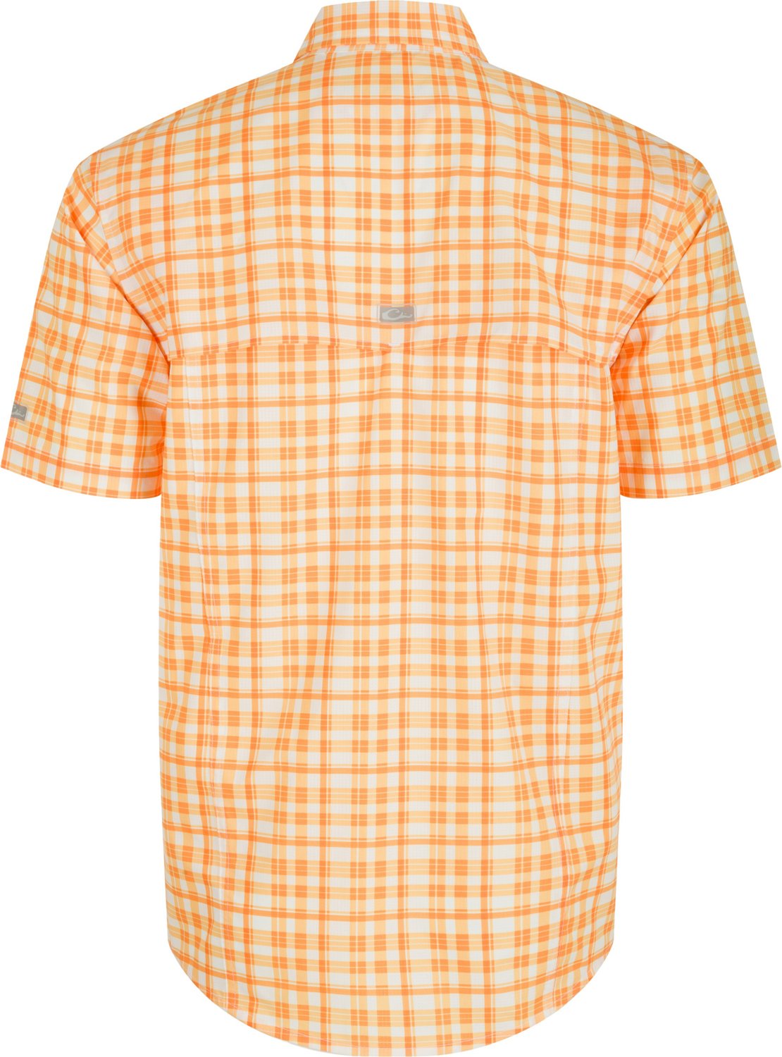 Drake Men's University of Tennessee HC Windowpane Plaid Short Sleeve Shirt - view number 2