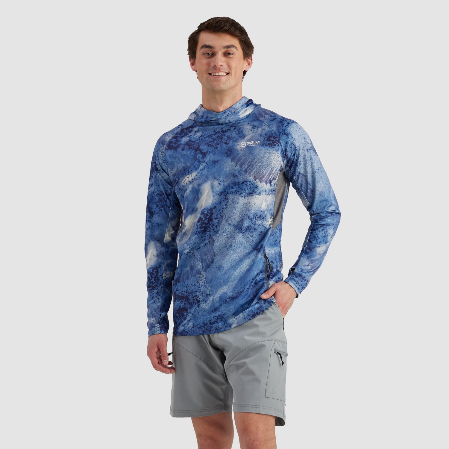 Magellan Outdoors Men's Pro Fish Jacob Wheeler RealTree Storm