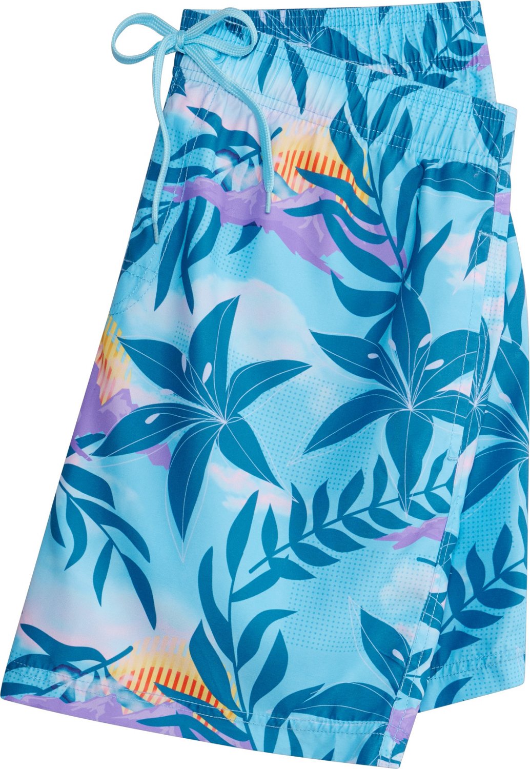 Burnside Men’s Palm Floral Volley Swim Shorts - view number 3