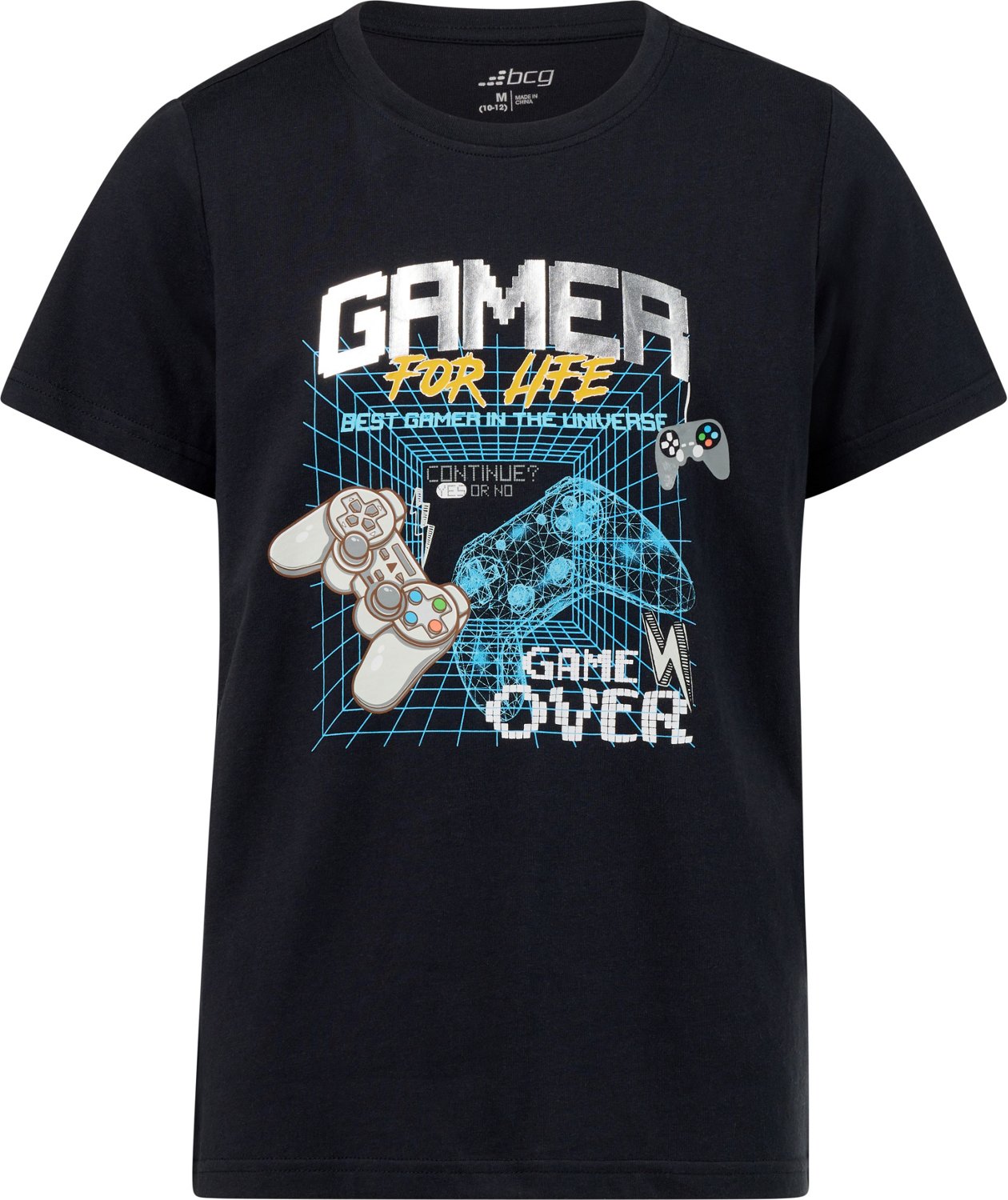BCG Boys' Gamer For Life Short Sleeve T-shirt                                                                                    - view number 1