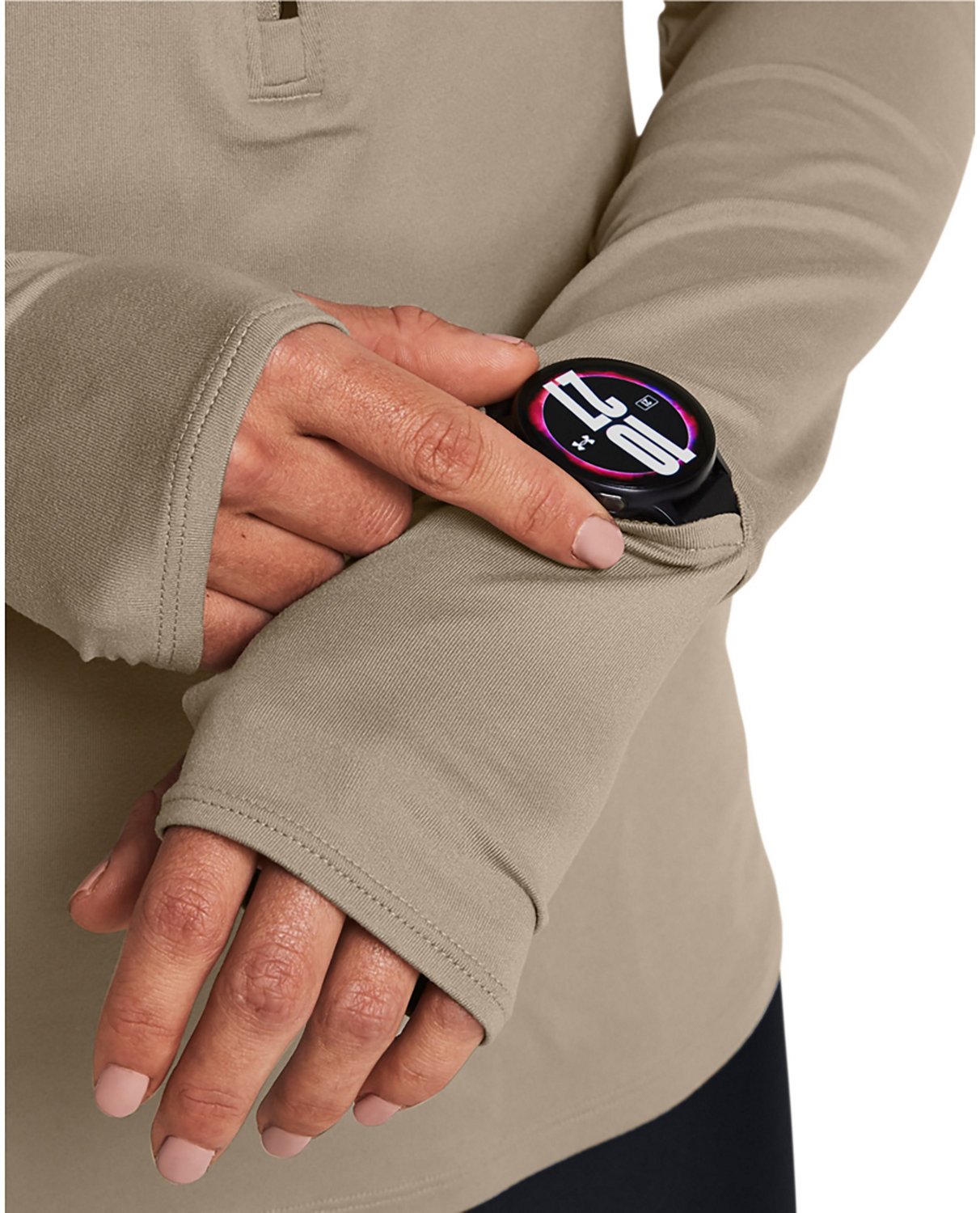 Under Armour Women's Qualifier Run 1/2 Zip Long Sleeve Pullover - view number 3