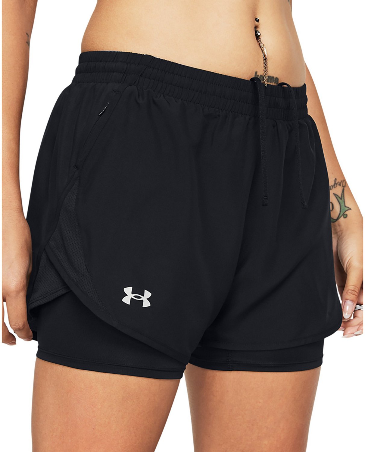 Under Armour Women's Fly-By 2-in-1 Shorts                                                                                        - view number 3