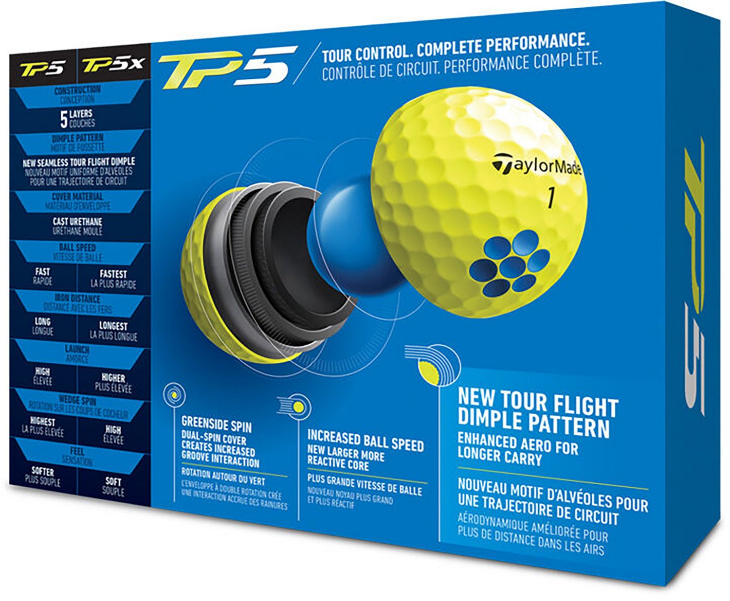 TaylorMade 2024 TP5 Golf Balls 12-Pack - view number 2