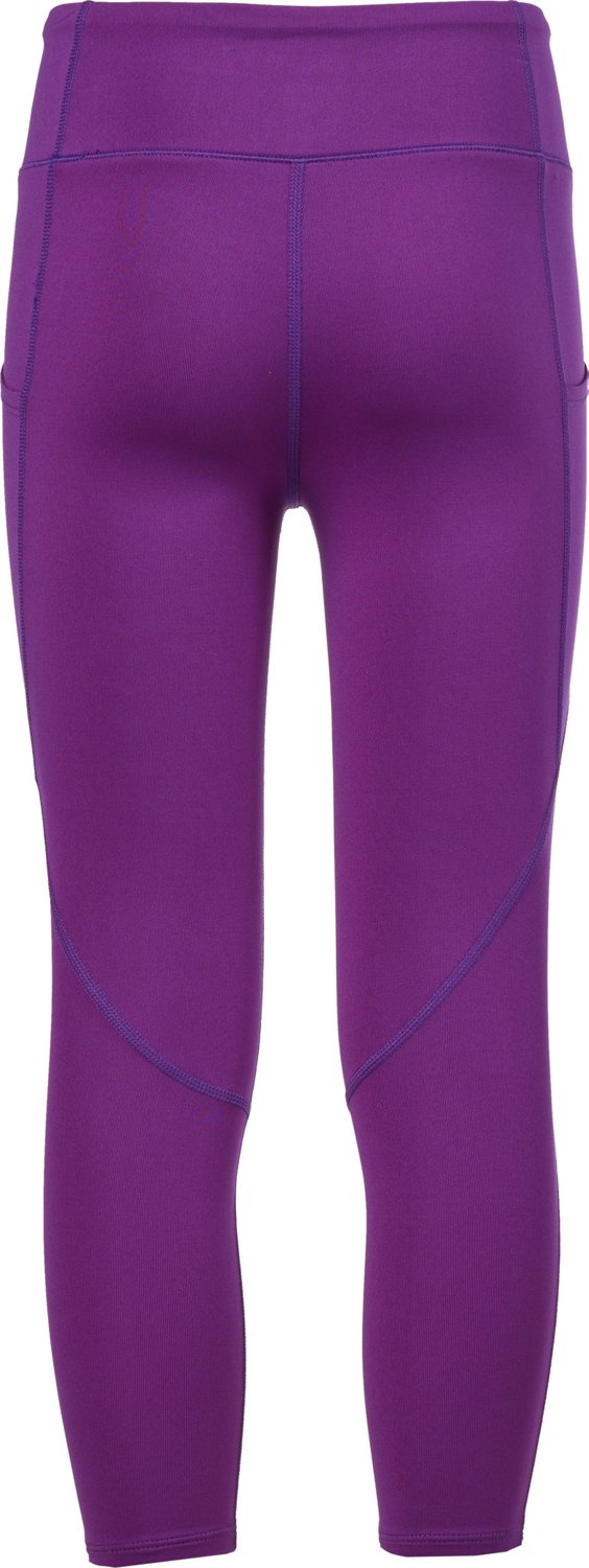 BCG Girls' Training Solid 7/8 Pocket Leggings - view number 2