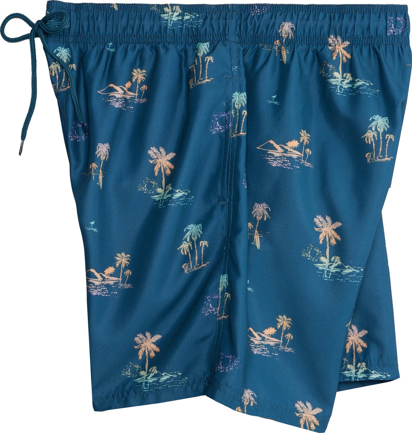 Burnside Men’s Palm Tree Icon Volley Swim Shorts                                                                               - view number 2