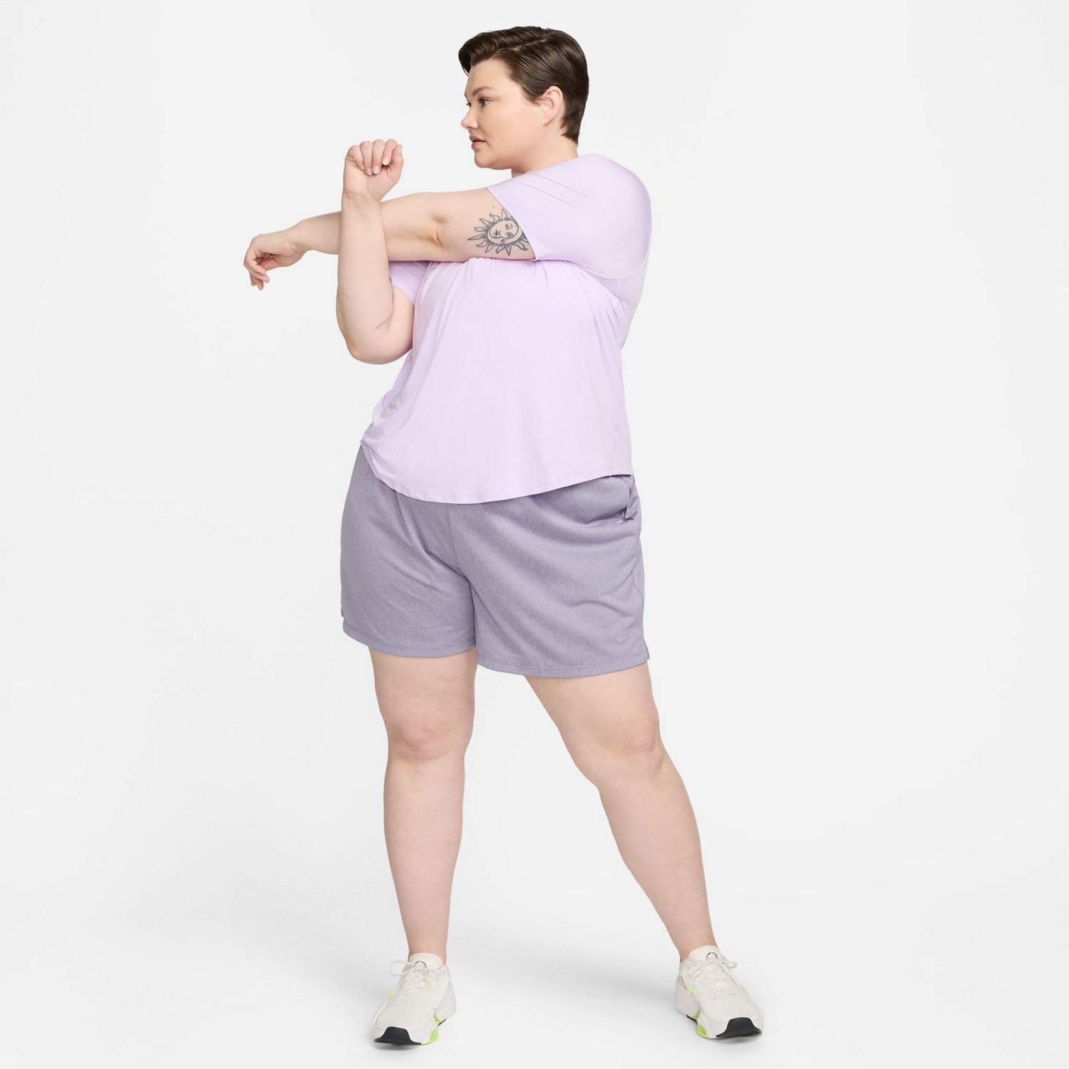 Nike Women's Attack Dri-FIT Mid-Rise Shorts 5 in - view number 5