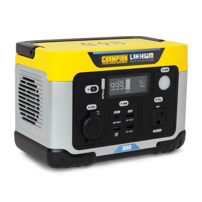 Champion Power Equipment 285-Wh Portable Lithium-Ion Solar Generator Power Station