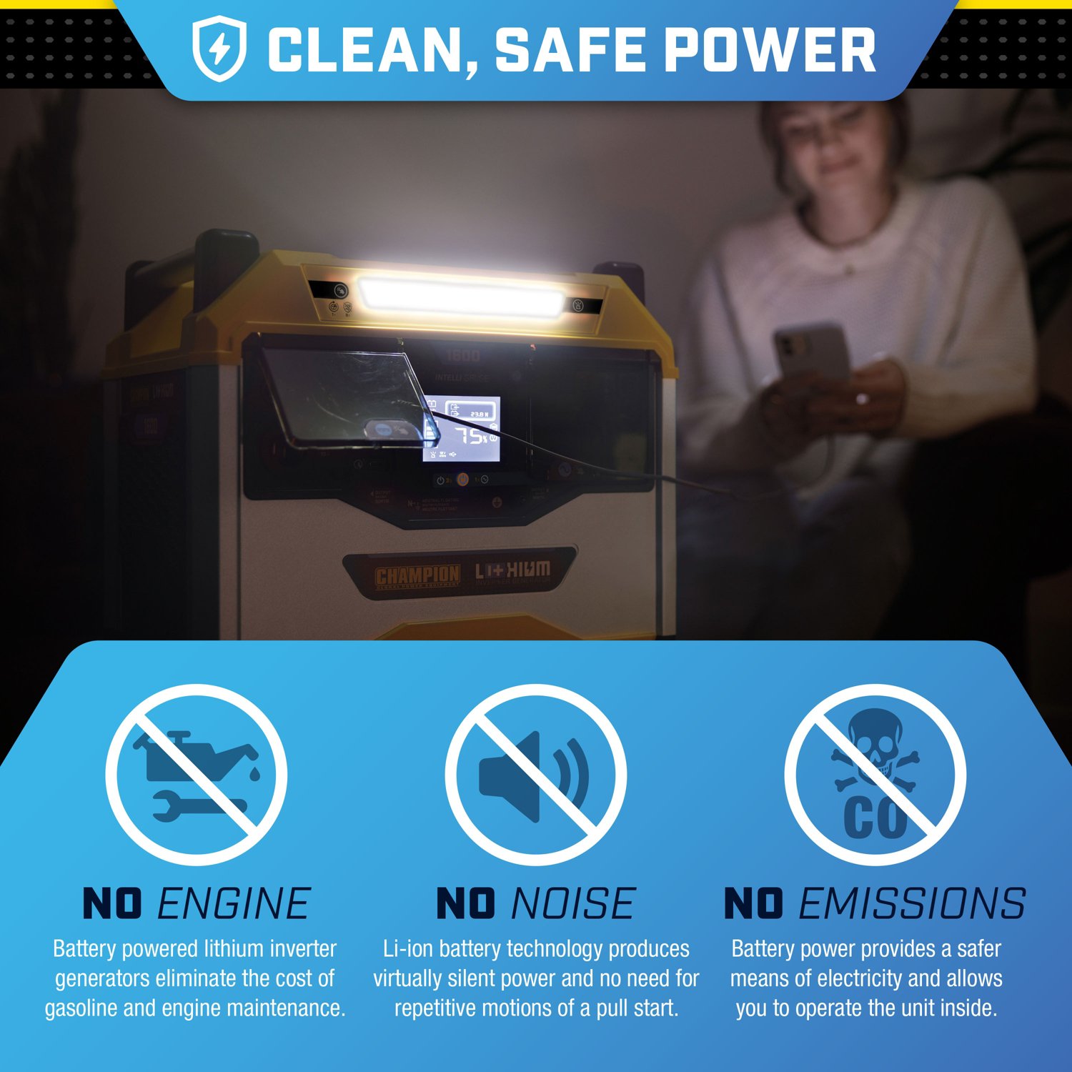 Champion 1238 Wh Portable Power Station                                                                                          - view number 2