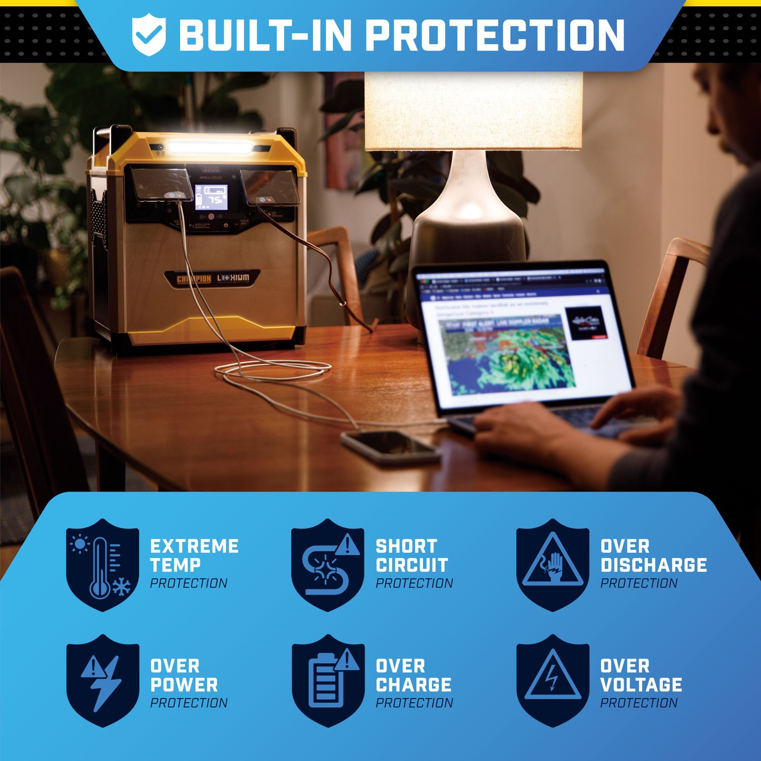 Champion 3276 Wh Portable Power Station                                                                                          - view number 3