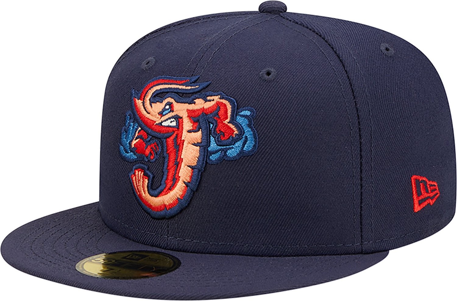 New Era Men's Jacksonville Jumbo Shrimp AC Home 59FIFTY Cap - view number 3