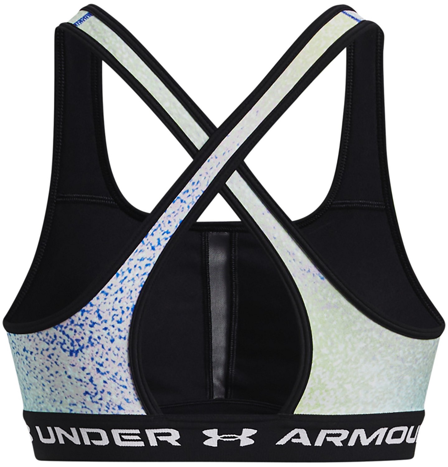 Under Armour Women's Crossback Print Mid Sports Bra                                                                              - view number 5
