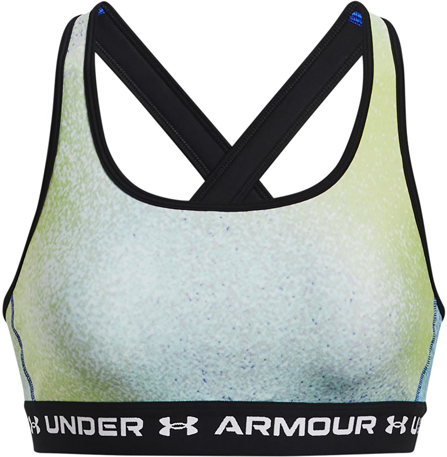 Under Armour Women's Crossback Print Mid Sports Bra                                                                              - view number 4
