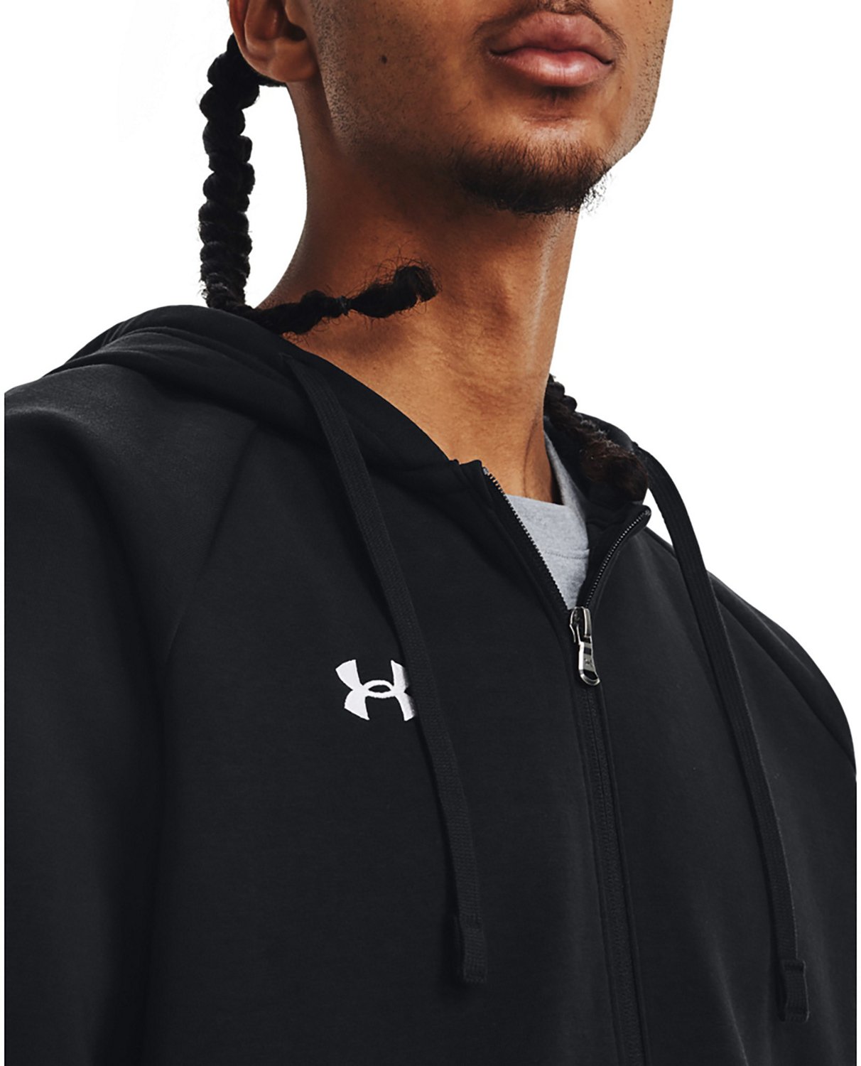 Under Armour Men's Rival Fleece Full Zip Hoodie                                                                                  - view number 3