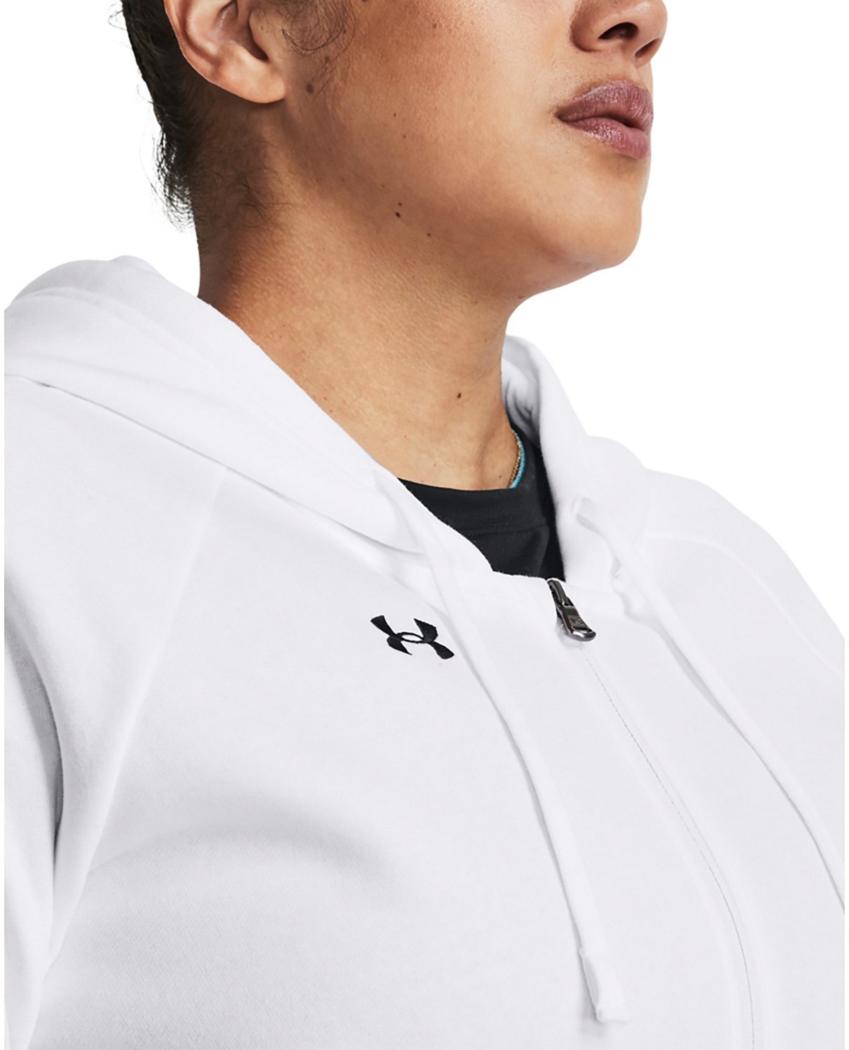 Under Armour Women's Rival Fleece Plus Size Full Zip Hoodie - view number 3