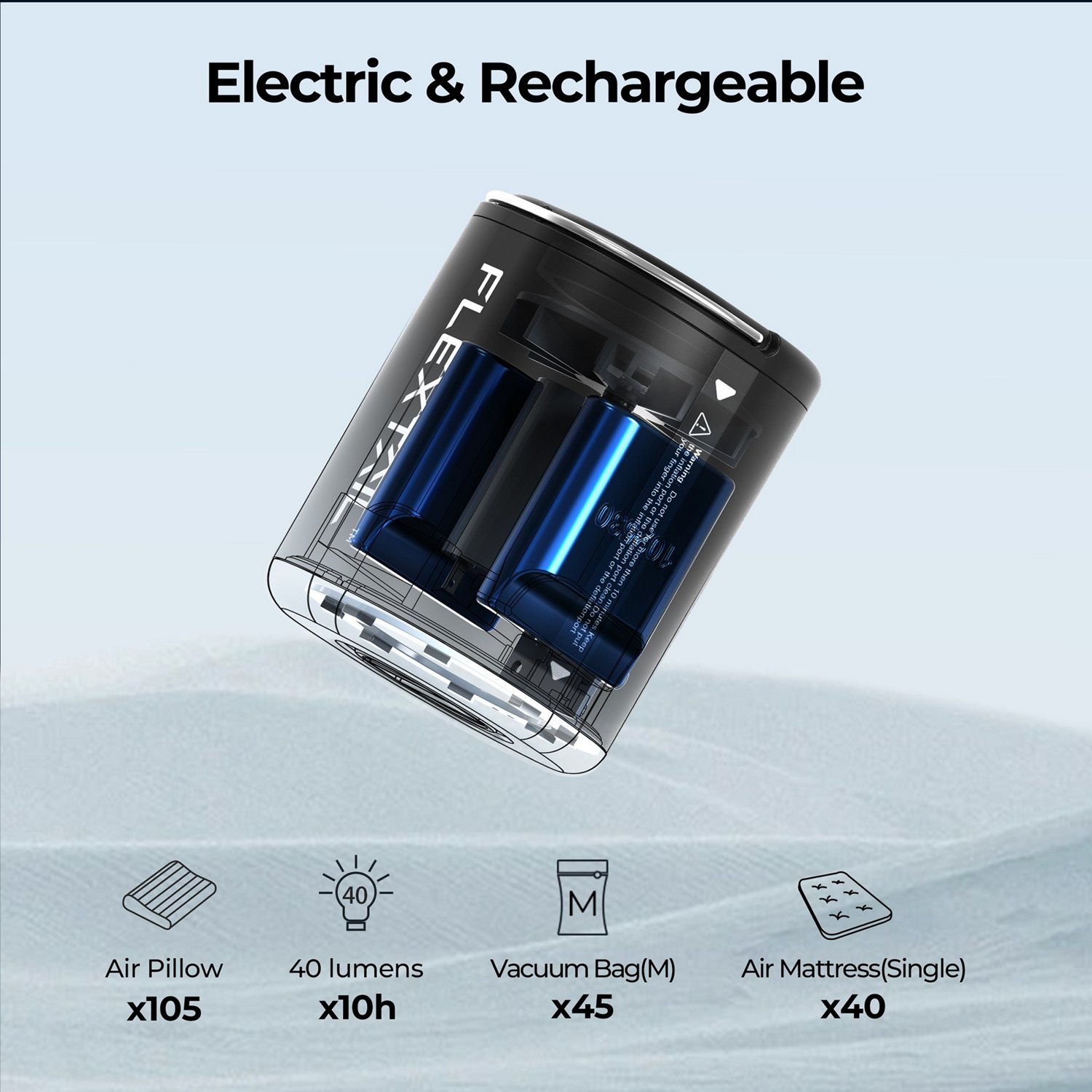 Flextail Tiny Pump 2X with Camping Lantern                                                                                       - view number 8