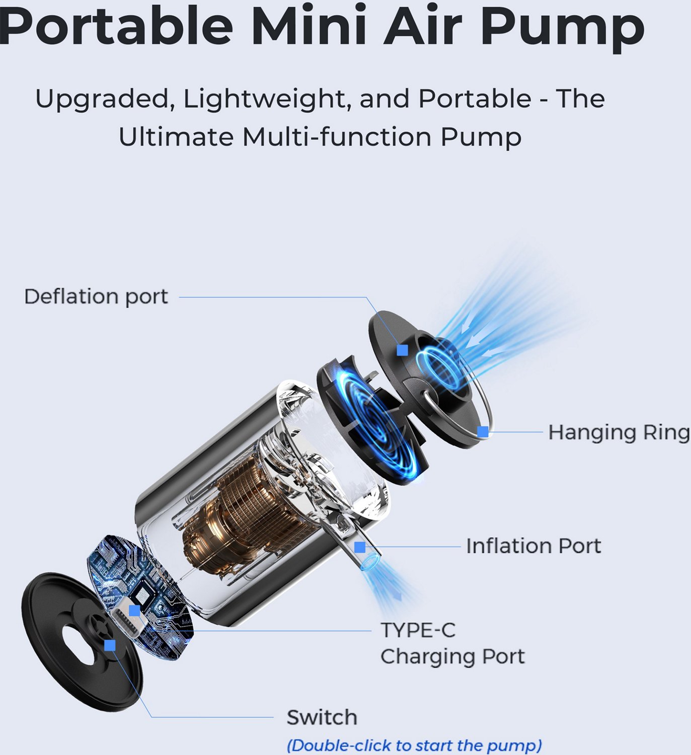 Flextail Mini Portable Battery Powered Tiny Pump                                                                                 - view number 5