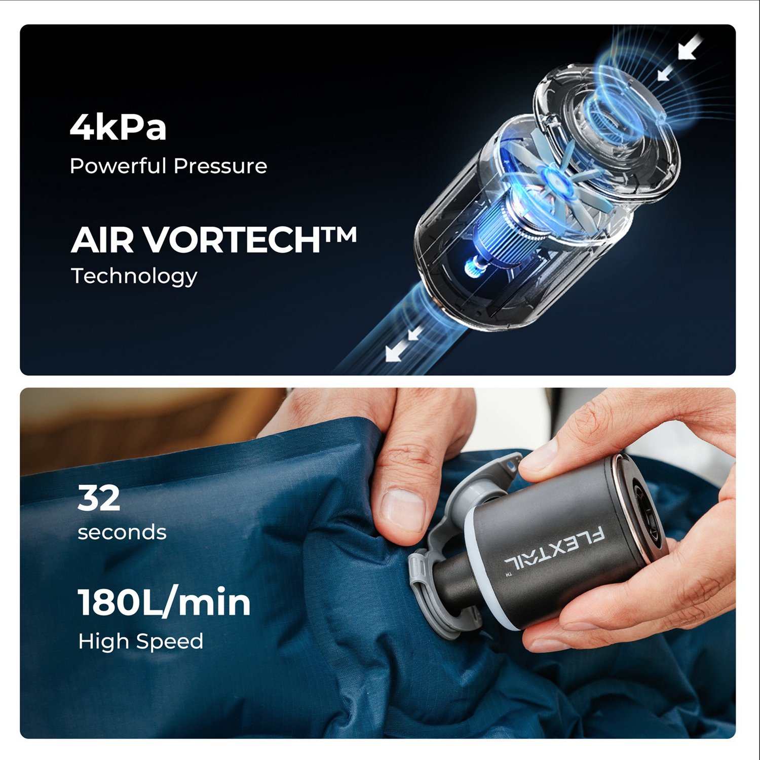 Flextail Tiny Pump 2X with Camping Lantern                                                                                       - view number 6